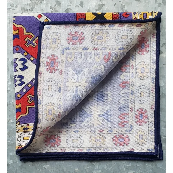 34. J.Crew Wool challis pocket square